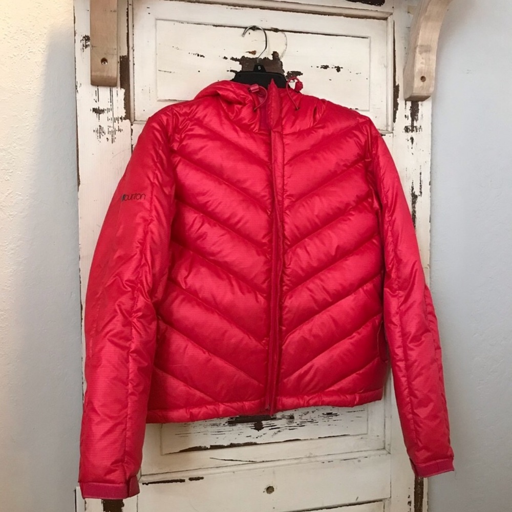 Burton puffy snowboarding jacket